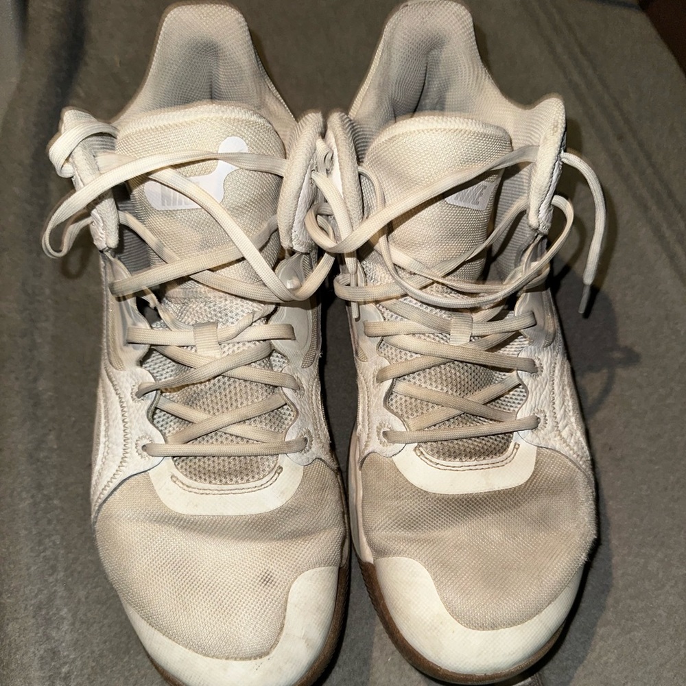Old basketball shoes